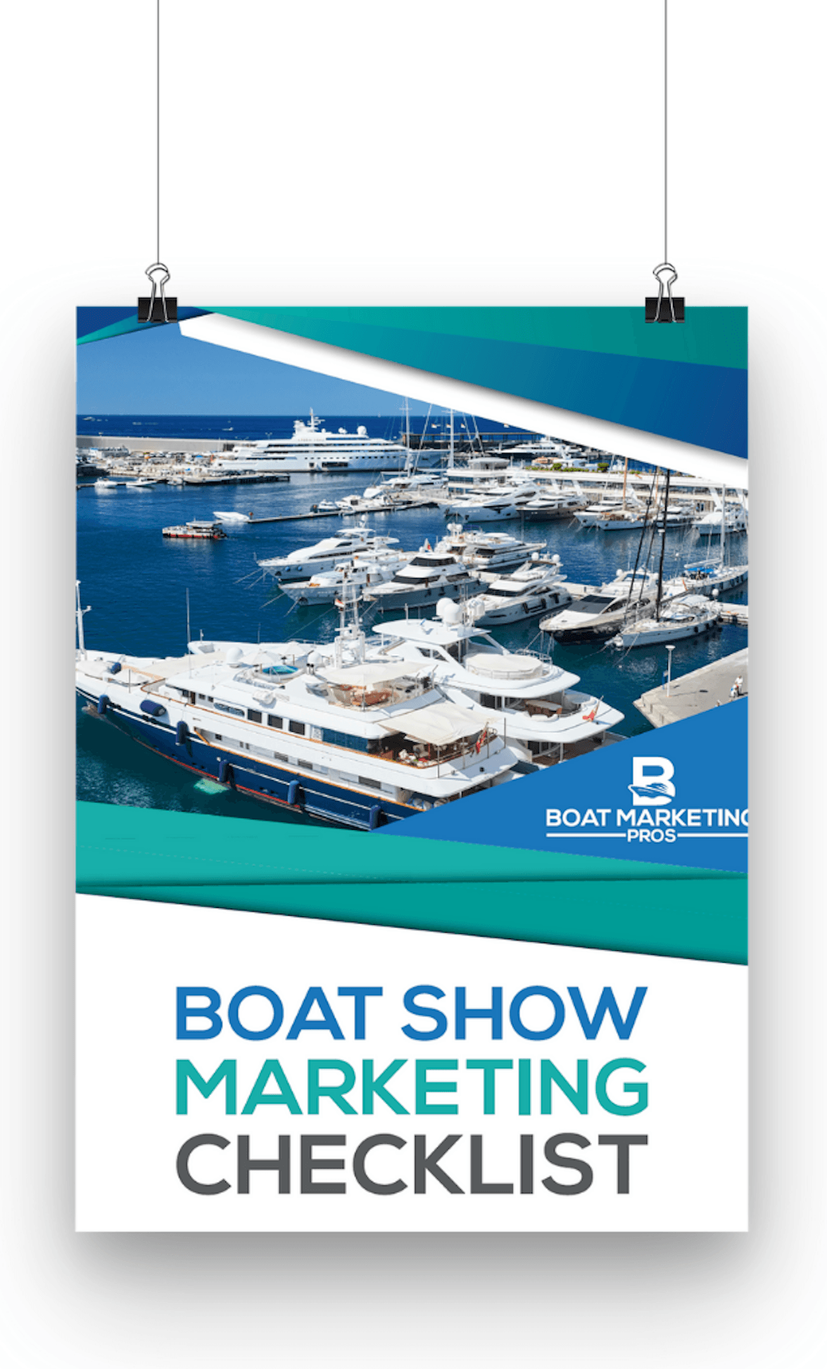 Boat Show Marketing Checklist graphic