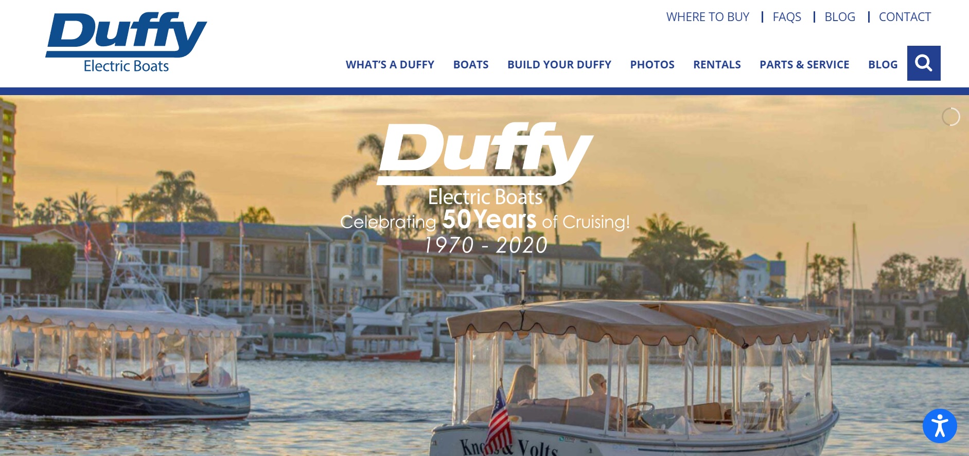 Boat Rental Website's Visibility - Duffy Electric Boats