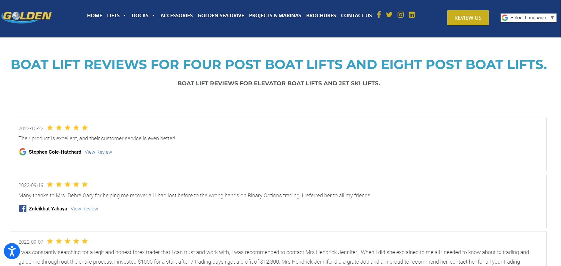 Effective Lead Generation Strategies for Boat Lift and Dock Websites - golden boats reviews
