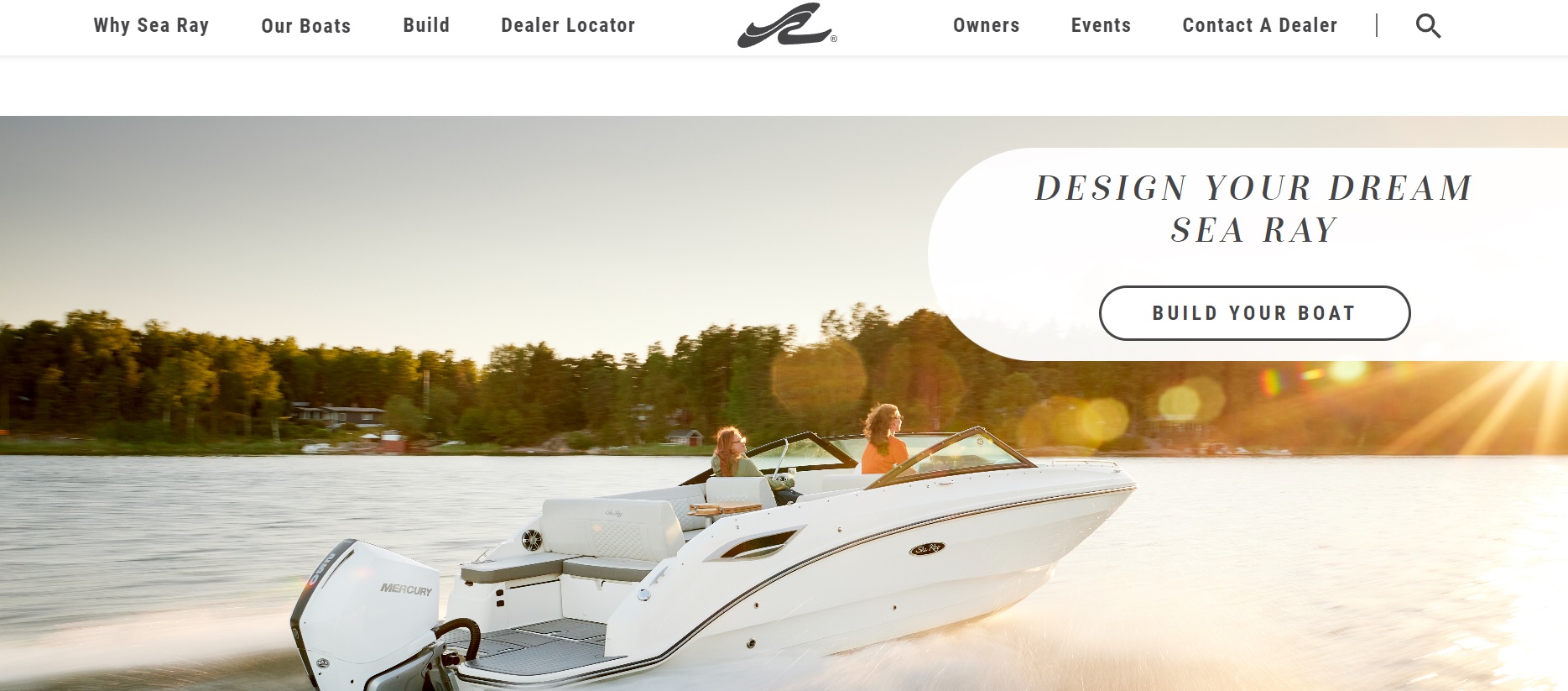 Well-Designed Website for Boat Manufacturers