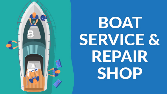 boat repair and service shop