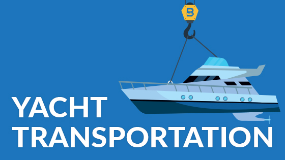 yacht transportation illustration for analytics reports